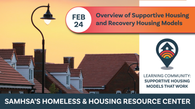 Supportive Housing Learning Community Session 1