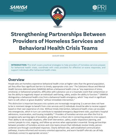 Cover of issue brief